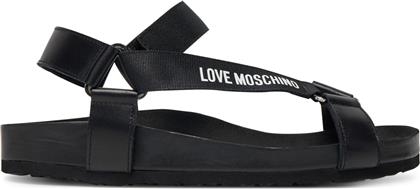 ΣΑΝΔΑΛΙΑ JA16263G0MIA0000 ΜΑΥΡΟ LOVE MOSCHINO