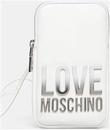 ΘΗΚΗ ΚΙΝΗΤΟΥ ΧΡΩΜΑ: ΑΣΠΡΟ, JC5729PP0MKD0100 LOVE MOSCHINO από το ANSWEAR