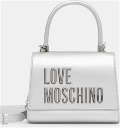 ΤΣΑΝΤΑ ΧΡΩΜΑ: ΑΣΗΜΙ, JC4024PP1 LOVE MOSCHINO