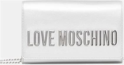 ΤΣΑΝΤΑ ΧΡΩΜΑ: ΑΣΗΜΙ, JC4103PP1 LOVE MOSCHINO