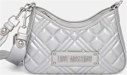 ΤΣΑΝΤΑ ΧΡΩΜΑ: ΑΣΗΜΙ, JC4152PP1 LOVE MOSCHINO