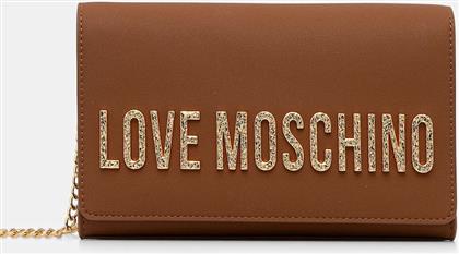 ΤΣΑΝΤΑ ΧΡΩΜΑ: ΚΑΦΕ, JC4121PP0NKD020A LOVE MOSCHINO