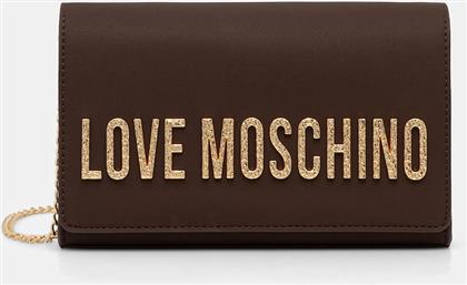 ΤΣΑΝΤΑ ΧΡΩΜΑ: ΚΑΦΕ, JC4121PP0NKD031A LOVE MOSCHINO