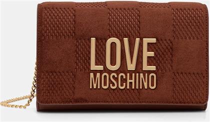 ΤΣΑΝΤΑ ΧΡΩΜΑ: ΚΑΦΕ, JC4127PP0NKB120A LOVE MOSCHINO