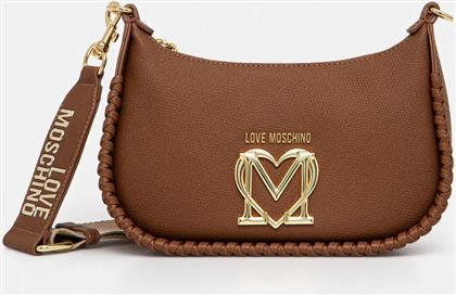 ΤΣΑΝΤΑ ΧΡΩΜΑ: ΚΑΦΕ, JC4128PP1 LOVE MOSCHINO