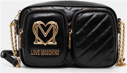 ΤΣΑΝΤΑ ΧΡΩΜΑ: ΜΑΥΡΟ, JC4319PP0L LOVE MOSCHINO