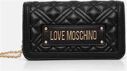 ΤΣΑΝΤΑ ΧΡΩΜΑ: ΜΑΥΡΟ, JC5681PP0MLA0000 LOVE MOSCHINO από το ANSWEAR