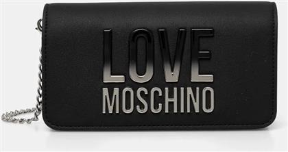 ΤΣΑΝΤΑ ΧΡΩΜΑ: ΜΑΥΡΟ, JC5728PP0MKD000B LOVE MOSCHINO από το ANSWEAR