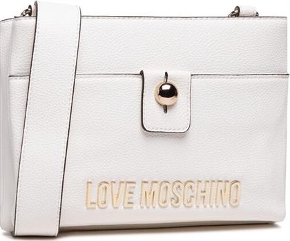 ΤΣΑΝΤΑ JC4023PP1CLB0100 ΛΕΥΚΟ LOVE MOSCHINO