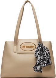 ΤΣΑΝΤΑ JC4037PP1LLE111A ΕΚΡΟΥ LOVE MOSCHINO