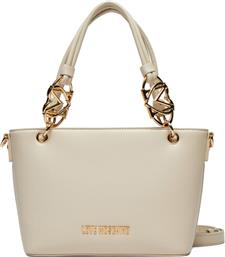 ΤΣΑΝΤΑ JC4052PP1MLF0110 ΕΚΡΟΥ LOVE MOSCHINO