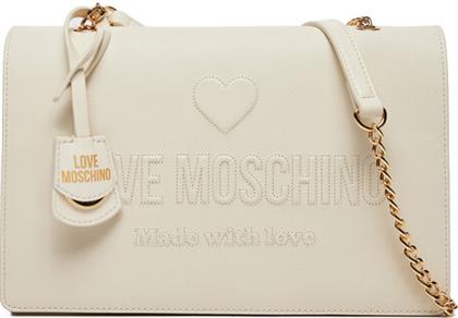 ΤΣΑΝΤΑ JC4113PP1ML1011A ΕΚΡΟΥ LOVE MOSCHINO