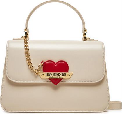 ΤΣΑΝΤΑ JC4138PP1LLM1110 ΕΚΡΟΥ LOVE MOSCHINO