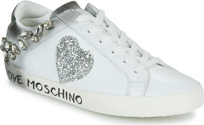 XΑΜΗΛΑ SNEAKERS FREE LOVE LOVE MOSCHINO