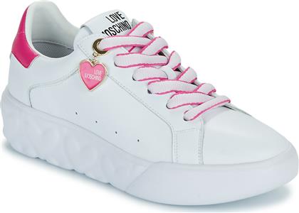 XΑΜΗΛΑ SNEAKERS FUXIA HEART+GOLD LOVE MOSCHINO από το SPARTOO