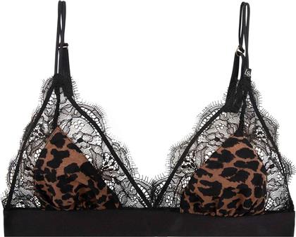 ΓΥΝΑΙΚΕΙΟ BRALETTE ΜΕ LEOPARD PRINT ΚΑΙ ΔΑΝΤΕΛΑ ΠΕΡΙΜΕΤΡΙΚΑ ''LOVE LACE'' - L001005801 ΚΑΦΕ LOVE STORIES