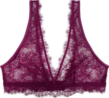 ΓΥΝΑΙΚΕΙΟ BRALETTE ΜΟΝΟΧΡΩΜΟ ΜΕ ΔΑΝΤΕΛΑ ''CHERIE'' - L2371013415 ΜΠΟΡΝΤΟ LOVE STORIES