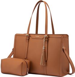 ΓΥΝΑΙΚΕΙΟ ΣΕΤ ΤΣΑΝΤΑΣ ΩΜΟΥ/ΧΕΙΡΟΣ ΦΟΡΗΤΟΥ ΥΠΟΛΟΓΙΣΤΗ 15,6'' WB2038 BROWN LOVEVOOK