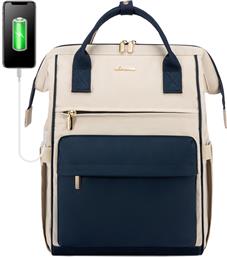 ΣΑΚΙΔΙΟ ΕΠΑΓΓΕΛΜΑΤΙΚΟ ΓΥΝΑΙΚΕΙΟ 15,6'' MB2020 BEIGE/NAVY LOVEVOOK