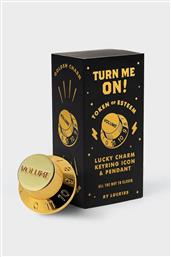 ΦΥΛΑΧΤΟ TURN ME ON 2 CM ΧΡΩΜΑ: ΚΙΤΡΙΝΟ LUCKIES OF LONDON