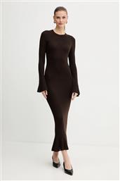 ΜΑΛΛΙΝΟ ΦΟΡΕΜΑ ΧΡΩΜΑ: ΚΑΦΕ, 100225 LUISA SPAGNOLI