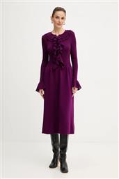 ΜΑΛΛΙΝΟ ΦΟΡΕΜΑ ΧΡΩΜΑ: ΜΟΒ, 100175 LUISA SPAGNOLI