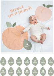 MΟΥΣΕΛΙΝΑ ΦΩΤΟΓΡΑΦΙΣΗΣ 100X100ΕΚ. & ΚΑΡΤΕΣ SWEET AS PEACH LJ596 - - LJ596 LULUJO