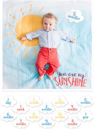 MΟΥΣΕΛΙΝΑ ΦΩΤΟΓΡΑΦΙΣΗΣ 100X100ΕΚ. & ΚΑΡΤΕΣ YOU ARE MY SUNSHINE LJ588 - - LJ588 LULUJO