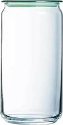 ΓΥΑΛΙΝΟ ΔΟΧΕΙΟ ΜΕ ΚΑΠΑΚΙ ''OLIVE GREEN PURE'' 1,5 LT - V6221 LUMINARC