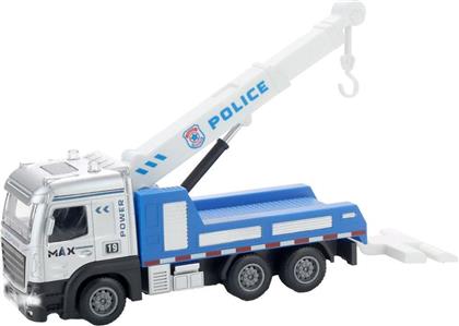 ΑΣΤΥΝΟΜΙΚΟ ΟΧΗΜΑ TOYS PULL BACK ΜΕ ΦΩΣ ΚΑΙ ΗΧΟ ΣΕ 3 ΣΧΕΔΙΑ LUNA