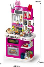 ΚΟΥΖΙΝΑ TOYS ΜΕ ΦΩΣ, ΗΧΟ ΚΑΟ ΣΠΡΕΙ ΝΕΡΟΥ ΡΟΖ 95 ΤΜΧ LUNA