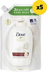 DOVE C/W ΑΝΤΑΛ/ΚΟ SILK 3750ML(5Χ750ML) LUX