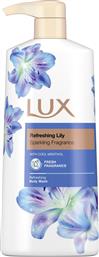 REFRESHING LILLY BODY WASH WITH SCENT OF COOL MENTHOL ΑΦΡΟΛΟΥΤΡΟ ΜΕ ΦΡΕΣΚΟ ΑΡΩΜΑ ΔΡΟΣΕΡΗΣ ΜΕΝΘΟΛΗΣ ΠΟΥ ΔΙΑΡΚΕΙ 560ML LUX