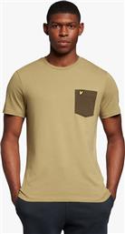 ΑΝΔΡΙΚΟ CONTRAST POCKET T-SHIRT TS831V0G-W850 ΧΑΚΙ LYLE & SCOTT