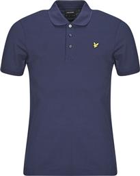 ΠΟΛΟ ΜΕ ΚΟΝΤΑ ΜΑΝΙΚΙΑ PLAIN POLO SHIRT LYLE & SCOTT