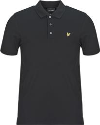 ΠΟΛΟ ΜΕ ΚΟΝΤΑ ΜΑΝΙΚΙΑ PLAIN POLO SHIRT LYLE & SCOTT