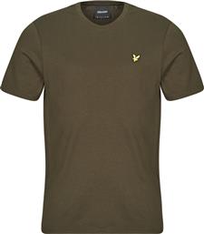 T-SHIRT ΜΕ ΚΟΝΤΑ ΜΑΝΙΚΙΑ PLAIN T-SHIRT LYLE & SCOTT