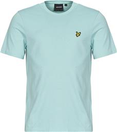 T-SHIRT ΜΕ ΚΟΝΤΑ ΜΑΝΙΚΙΑ PLAIN T-SHIRT LYLE & SCOTT