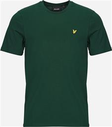 T-SHIRT ΜΕ ΚΟΝΤΑ ΜΑΝΙΚΙΑ PLAIN T-SHIRT LYLE & SCOTT