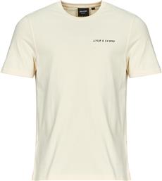 T-SHIRT ΜΕ ΚΟΝΤΑ ΜΑΝΙΚΙΑ SCRIPT T-SHIRT LYLE & SCOTT