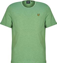 T-SHIRT ΜΕ ΚΟΝΤΑ ΜΑΝΙΚΙΑ SLUB T-SHIRT LYLE & SCOTT