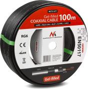 MCTV-477 ANTENNA COAXIAL GEL FILLED CABLE RG6 CU 100M MACLEAN