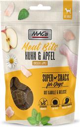 ΣΝΑΚ ΣΚΥΛΟΥ MEAT BITS GRAIN FREE ΜΕ ΚΟΤΟΠΟΥΛΟ - ΜΗΛΟ (90GR) MACS