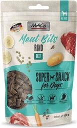 ΣΝΑΚ ΣΚΥΛΟΥ MEAT BITS GRAIN FREE ΜΕ ΒΟΔΙΝΟ (120GR) MACS