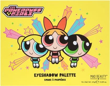 DISNEY POWERPUFF GIRLS SUPER CUTE EYESHADOW PALETTE ΠΑΛΕΤΑ ΣΚΙΩΝ ΜΕ 12 ΑΠΟΧΡΩΣΕΙΣ ΓΙΑ ΤΟΛΜΗΡΑ & ΜΑΓΕΥΤΙΚΑ ΓΚΛΙΤΕΡ 1 ΤΕΜΑΧΙΟ MAD BEAUTY