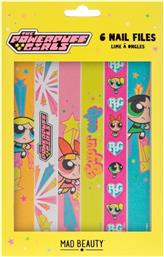 DISNEY POWERPUFF GIRLS SUPER CUTE NAIL FILES ΛΙΜΕΣ ΝΥΧΙΩΝ ΔΙΠΛΗΣ ΟΨΗΣ ΕΜΠΝΕΥΣΜΕΝΟ ΑΠΟ ΤΟ ΧΑΡΑΚΤΗΡΑ POWERPUFF GIRLS ΤΗΣ DISNEY 4 ΤΕΜΑΧΙΑ MAD BEAUTY