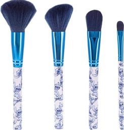 DISNEY STITCH COSMETIC BRUSH SET ΣΕΤ ΠΙΝΕΛΩΝ ΜΑΚΙΓΙΑΖ ΕΜΠΝΕΥΣΜΕΝΟ ΑΠΟ ΤΟ ΧΑΡΑΚΤΗΡΑ STITCH ΤΗΣ DISNEY ΚΩΔ 99645, 4 ΤΕΜΑΧΙΑ MAD BEAUTY