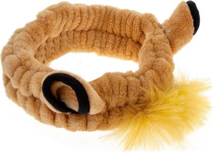 ELASTICATED HEADBAND DISNEY THE LION KING ΚΟΡΔΕΛΑ ΜΑΛΛΙΩΝ ΓΙΑ ΚΑΘΑΡΙΣΜΟ & ΠΕΡΙΠΟΙΗΣΗ ΠΡΟΣΩΠΟΥ ΕΜΠΝΕΥΣΜΕΝΗ ΑΠΟ ΤΟ ΧΑΡΑΚΤΗΡΑ SIMBA ΤΗΣ DISNEY ΚΩΔ 99679, 1 ΤΕΜΑΧΙΟ MAD BEAUTY