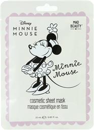 MINNIE BOW MAGIC COSMETIC SHEET MASK ΕΝΥΔΑΤΙΚΗ ΜΑΣΚΑ ΠΡΟΣΩΠΟΥ ΓΙΑ ΛΑΜΨΗ ΕΜΠΝΕΥΣΜΕΝΗ ΑΠΟ ΤΟ ΧΑΡΑΚΤΗΡΑ MINNIE ΤΗΣ DISNEY 1 ΤΕΜΑΧΙΟ MAD BEAUTY