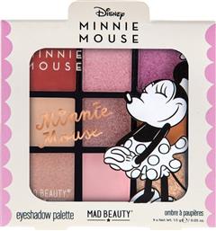 MINNIE BOW MAGIC EYESHADOW PALETTE ΠΑΛΕΤΑ ΣΚΙΩΝ 9 ΑΠΟΧΡΩΣΕΩΝ ΕΜΠΝΕΥΣΜΕΝΕΣ ΑΠΟ ΤΗ ΧΑΡΑΚΤΗΡΑ MINNIE ΤΗΣ DISNEY 1 ΤΕΜΑΧΙΟ MAD BEAUTY